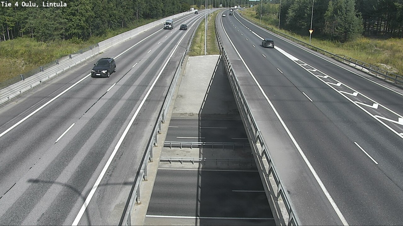 Weather Camera Image Väg 4 Uleåborg, Lintula, Oulu, Pohjois-Pohjanmaa