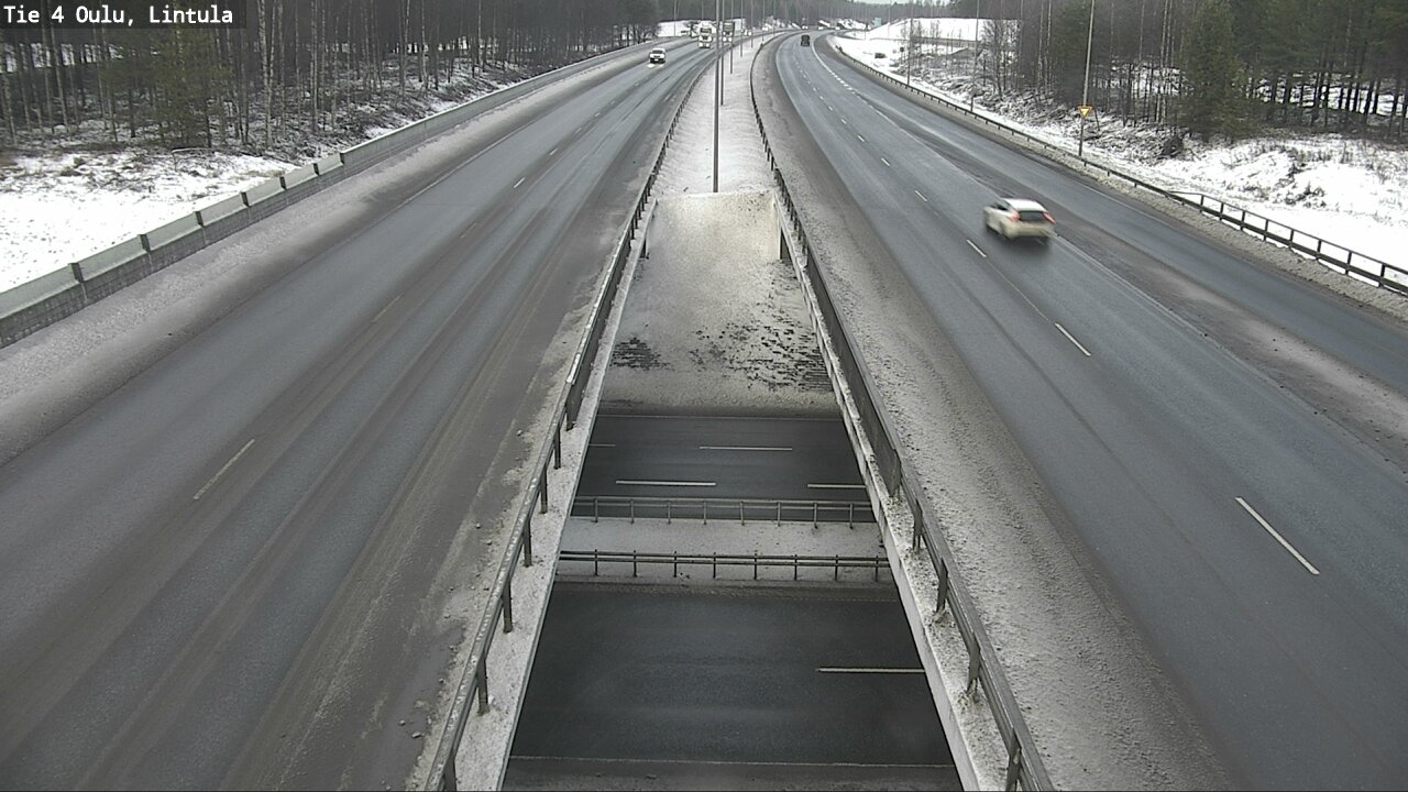 Weather Camera Image Road 4 Oulu, Lintula, Oulu, Pohjois-Pohjanmaa