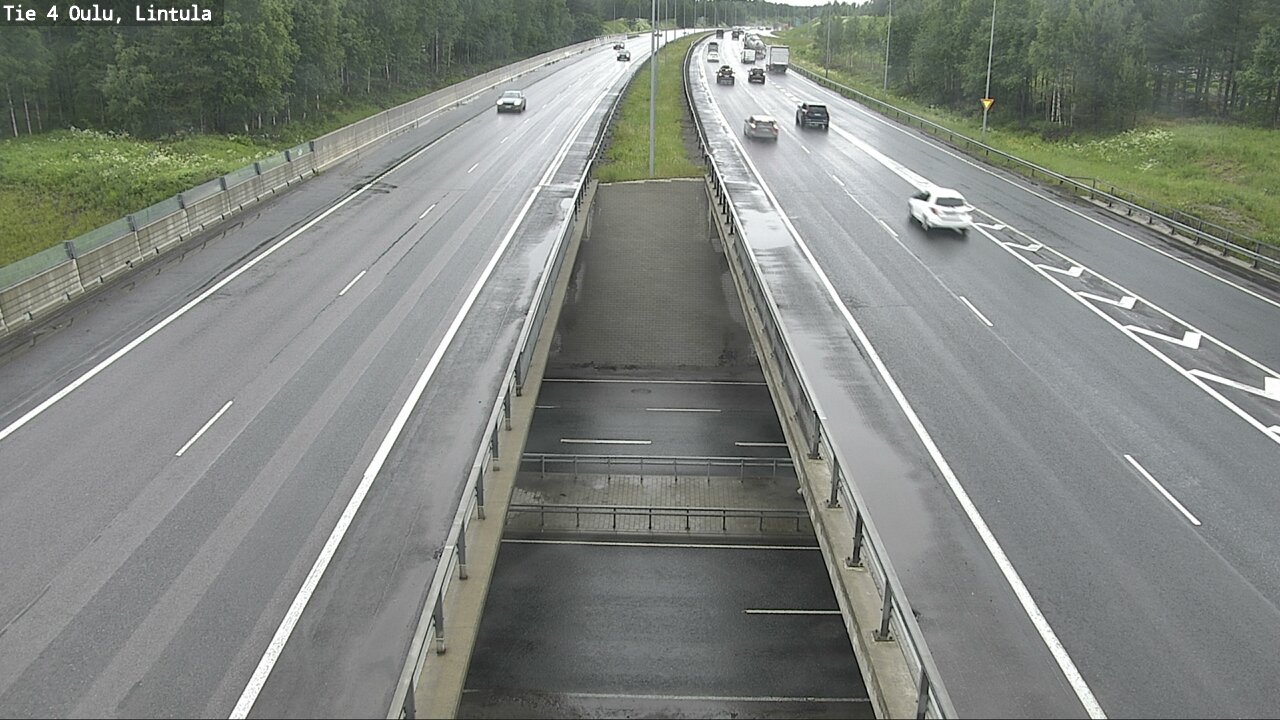 Weather Camera Image Road 4 Oulu, Lintula, Oulu, Pohjois-Pohjanmaa