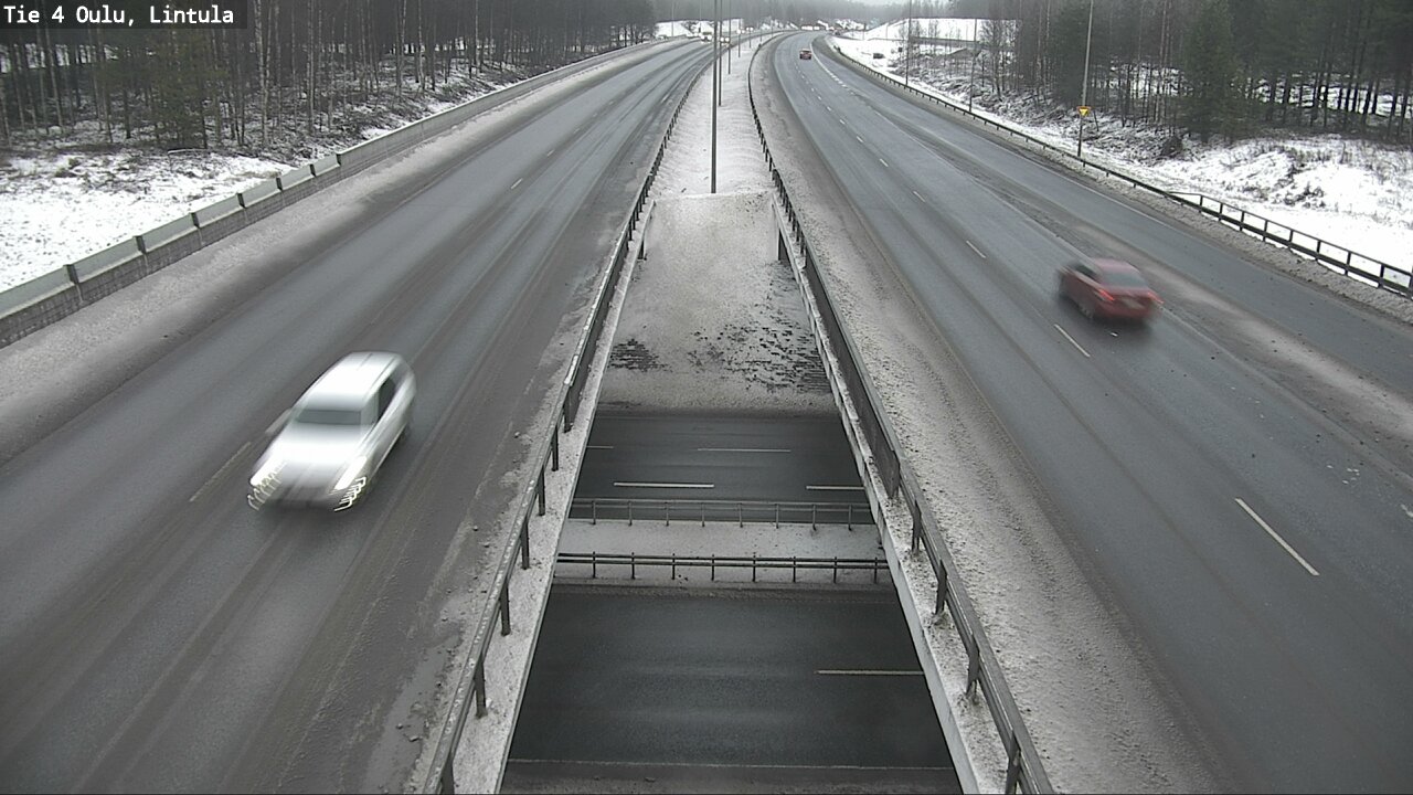 Weather Camera Image Road 4 Oulu, Lintula, Oulu, Pohjois-Pohjanmaa