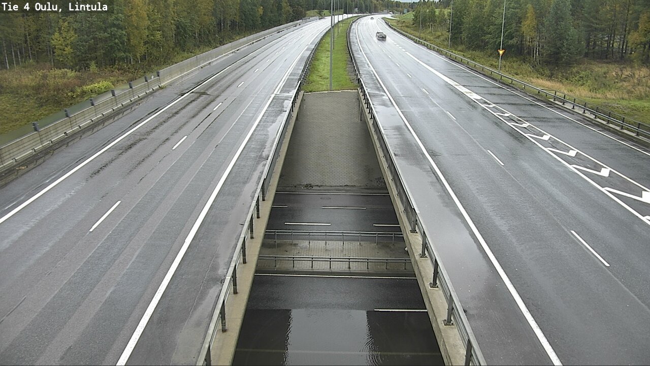 Weather Camera Image Road 4 Oulu, Lintula, Oulu, Pohjois-Pohjanmaa