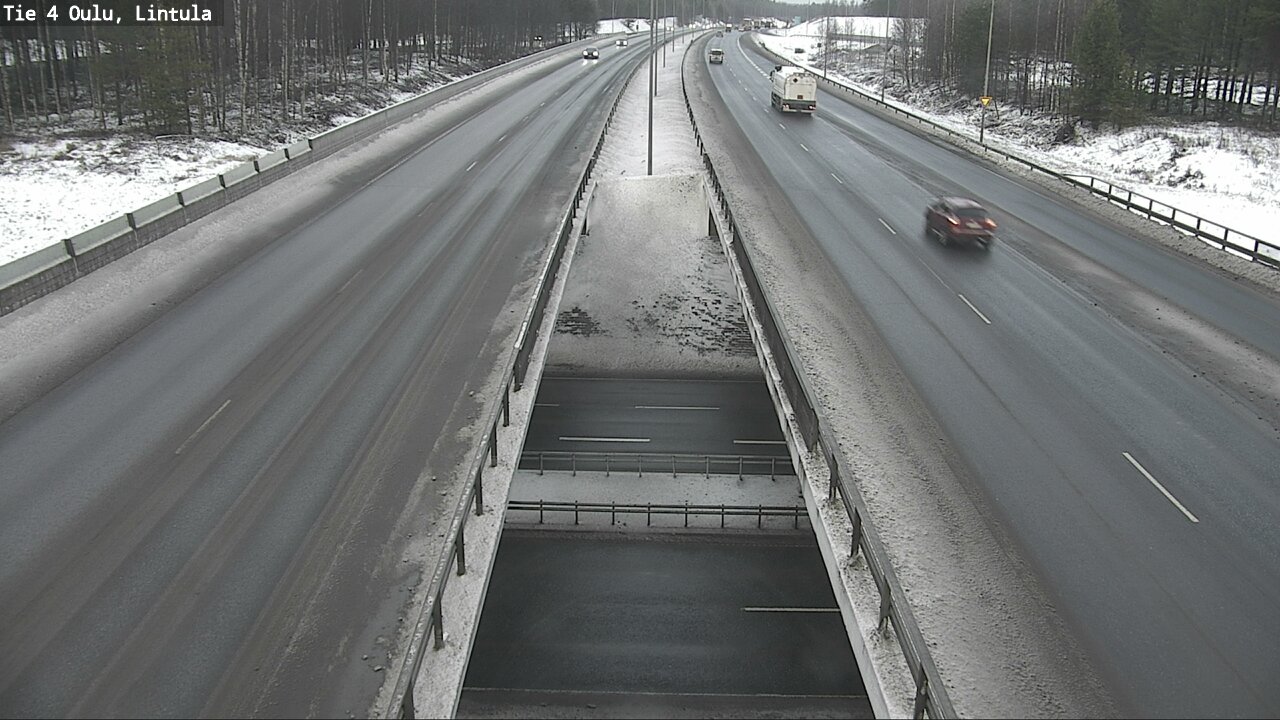 Weather Camera Image Road 4 Oulu, Lintula, Oulu, Pohjois-Pohjanmaa