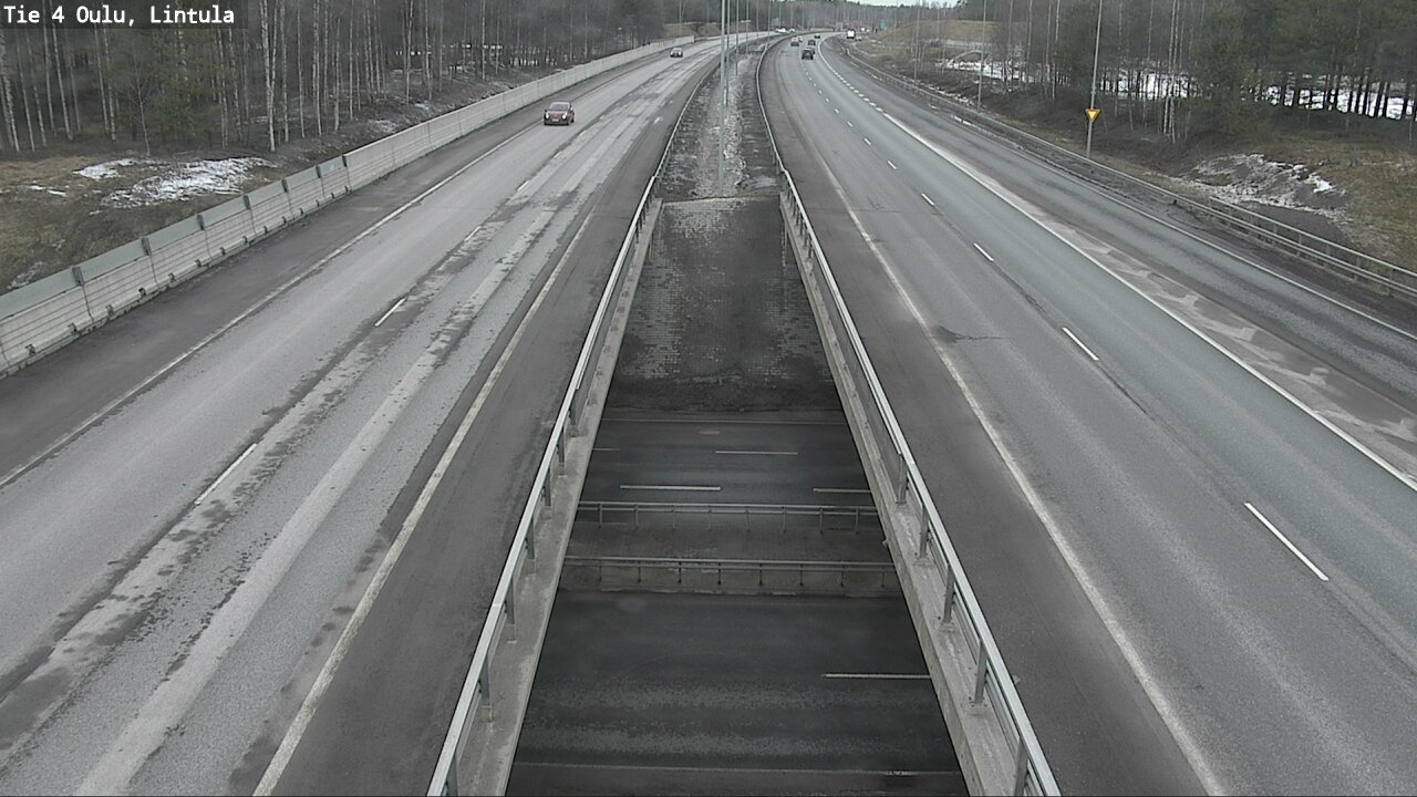 Weather Camera Image Road 4 Oulu, Lintula, Oulu, Pohjois-Pohjanmaa