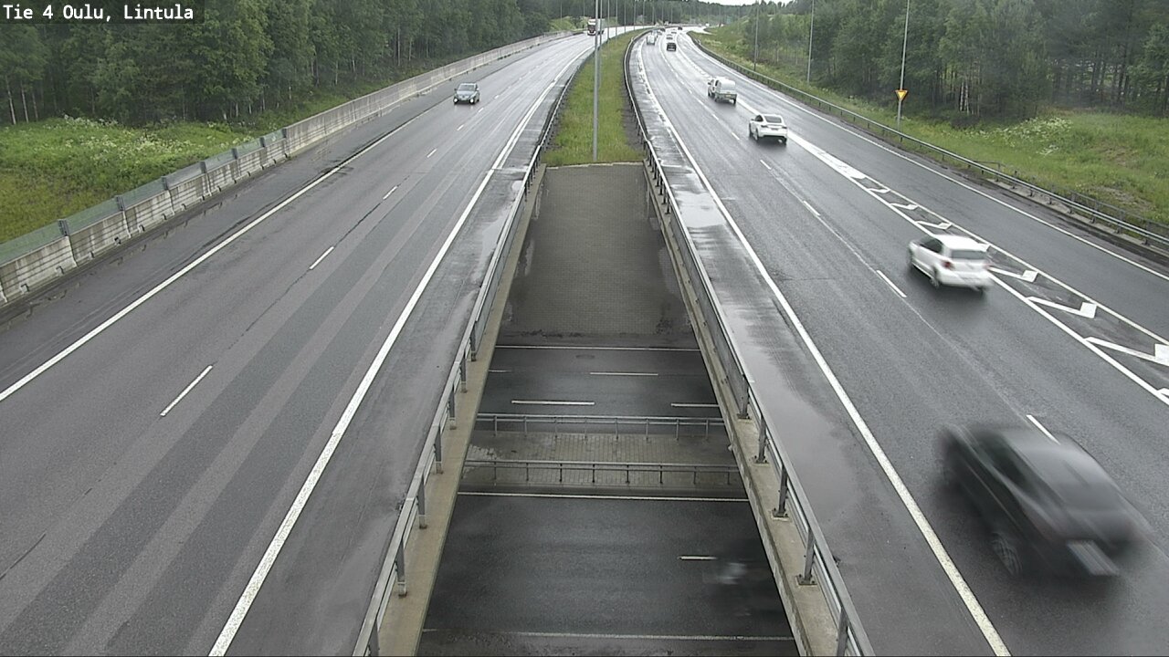 Weather Camera Image Road 4 Oulu, Lintula, Oulu, Pohjois-Pohjanmaa