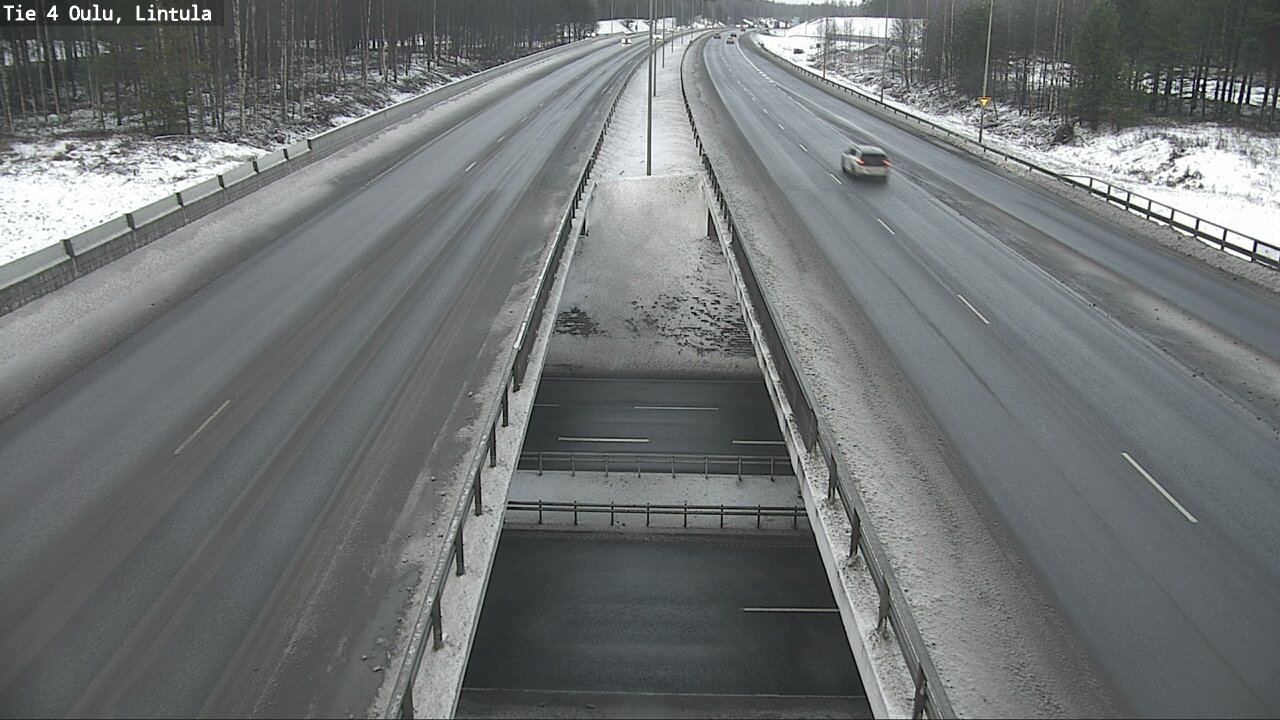 Weather Camera Image Road 4 Oulu, Lintula, Oulu, Pohjois-Pohjanmaa