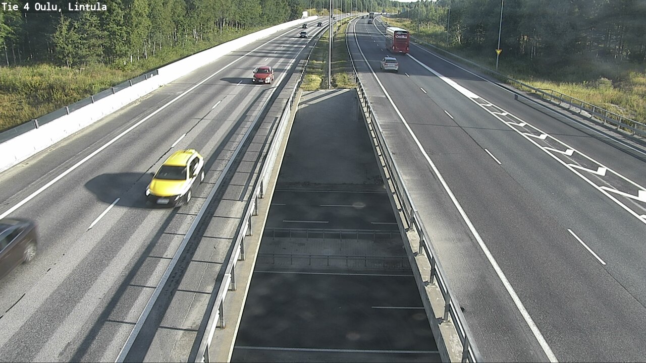 Weather Camera Image Road 4 Oulu, Lintula, Oulu, Pohjois-Pohjanmaa