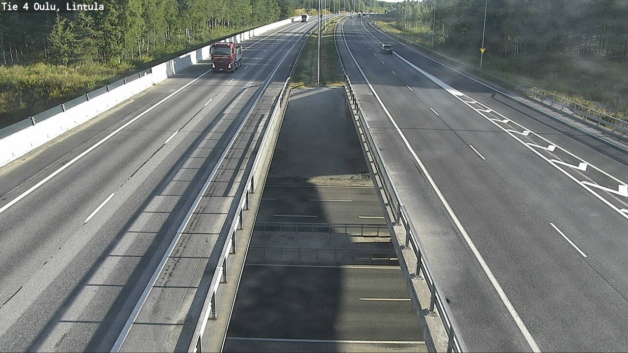 Weather Camera Image Road 4 Oulu, Lintula, Oulu, Pohjois-Pohjanmaa