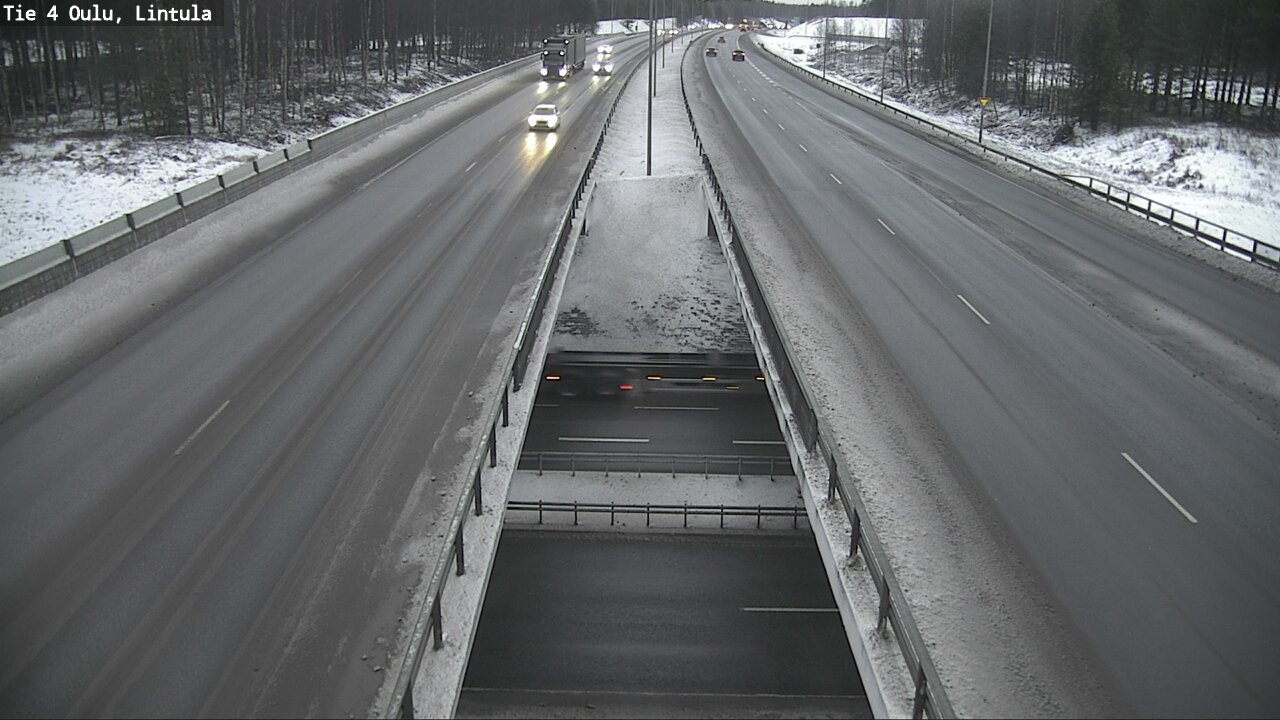 Weather Camera Image Road 4 Oulu, Lintula, Oulu, Pohjois-Pohjanmaa