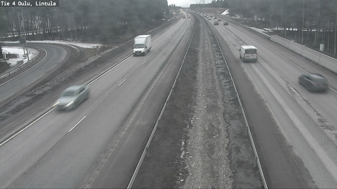 Weather Camera Image Road 4 Oulu, Lintula, Oulu, Pohjois-Pohjanmaa