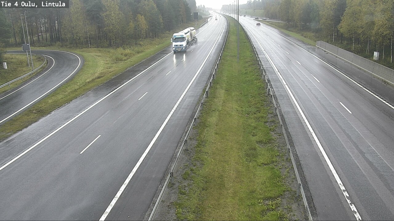 Weather Camera Image Road 4 Oulu, Lintula, Oulu, Pohjois-Pohjanmaa
