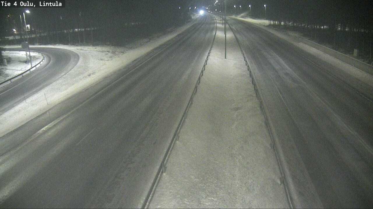 Weather Camera Image Road 4 Oulu, Lintula, Oulu, Pohjois-Pohjanmaa