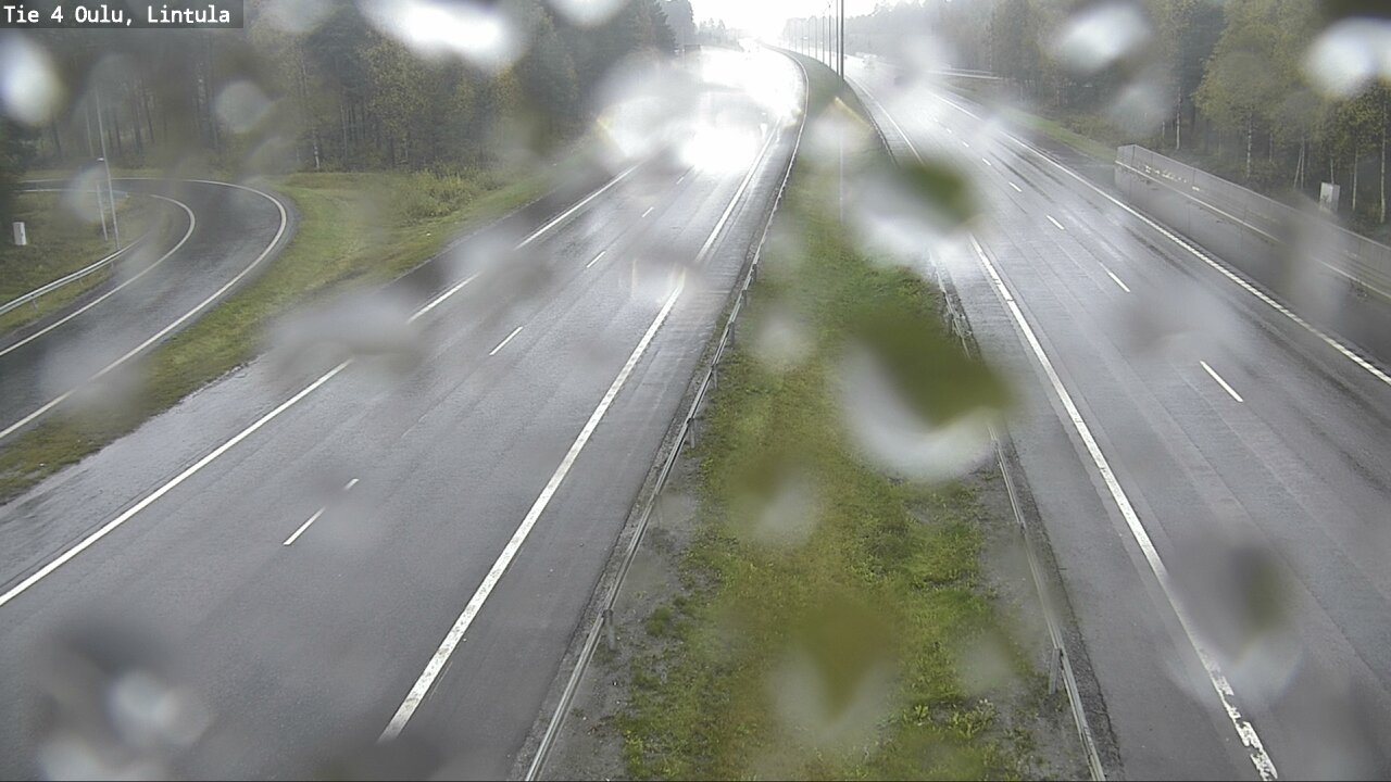 Weather Camera Image Road 4 Oulu, Lintula, Oulu, Pohjois-Pohjanmaa