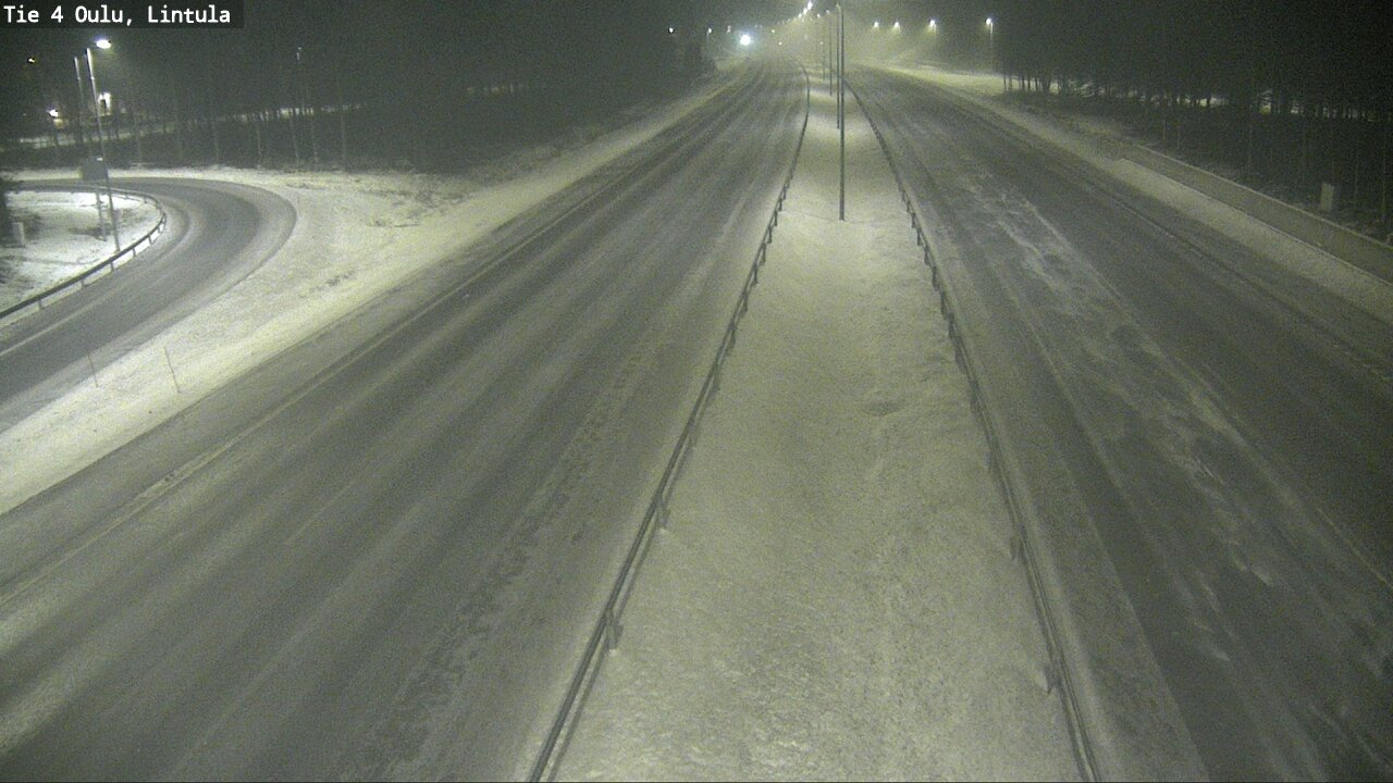 Weather Camera Image Road 4 Oulu, Lintula, Oulu, Pohjois-Pohjanmaa