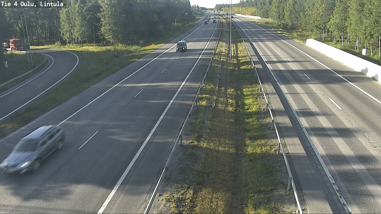 Weather Camera Image Road 4 Oulu, Lintula, Oulu, Pohjois-Pohjanmaa