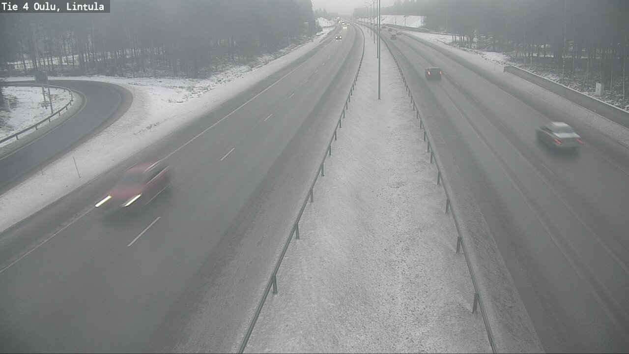 Weather Camera Image Road 4 Oulu, Lintula, Oulu, Pohjois-Pohjanmaa