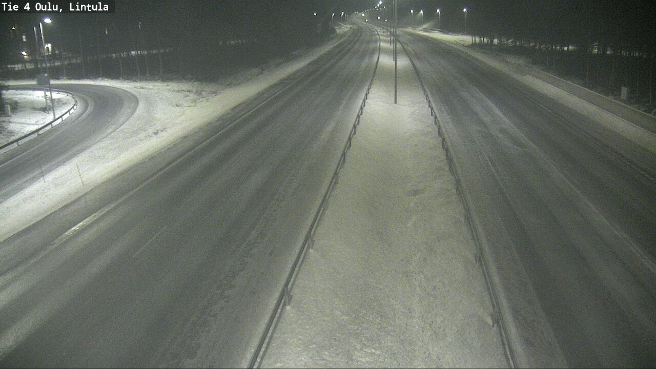 Weather Camera Image Road 4 Oulu, Lintula, Oulu, Pohjois-Pohjanmaa