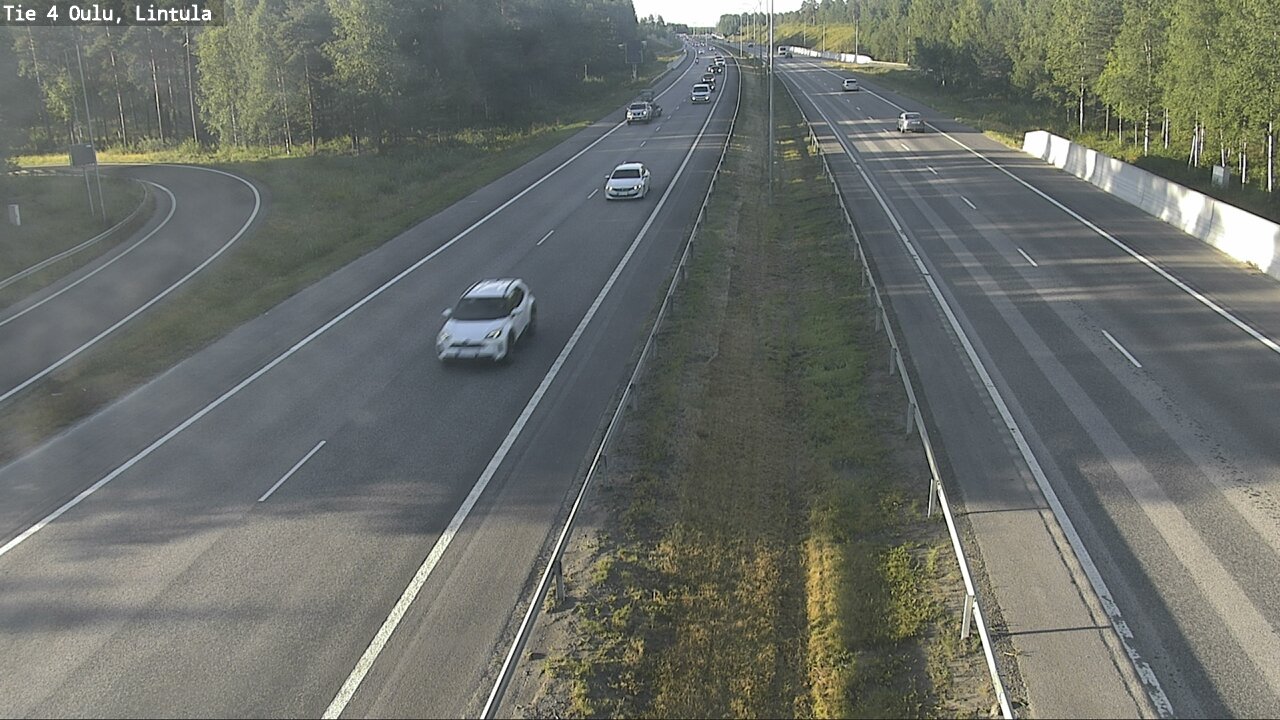 Weather Camera Image Road 4 Oulu, Lintula, Oulu, Pohjois-Pohjanmaa