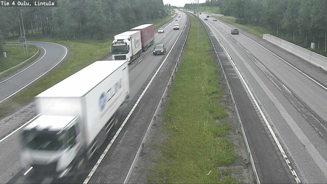 Kelikamerat Kuva Tie 4 Oulu, Lintula, Oulu, Pohjois-Pohjanmaa