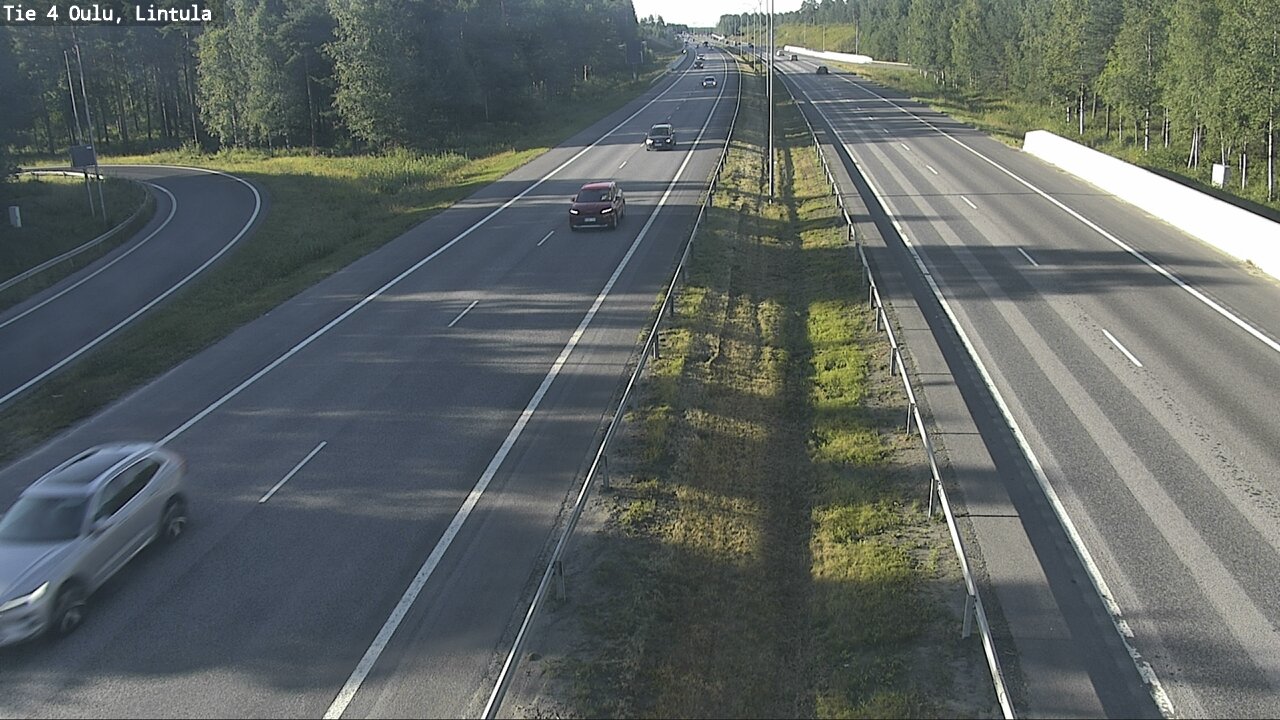 Weather Camera Image Road 4 Oulu, Lintula, Oulu, Pohjois-Pohjanmaa