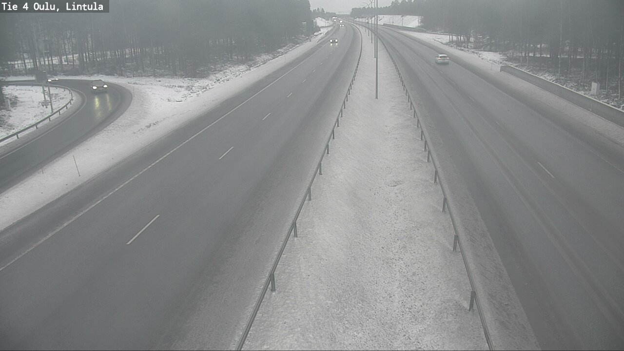 Weather Camera Image Road 4 Oulu, Lintula, Oulu, Pohjois-Pohjanmaa