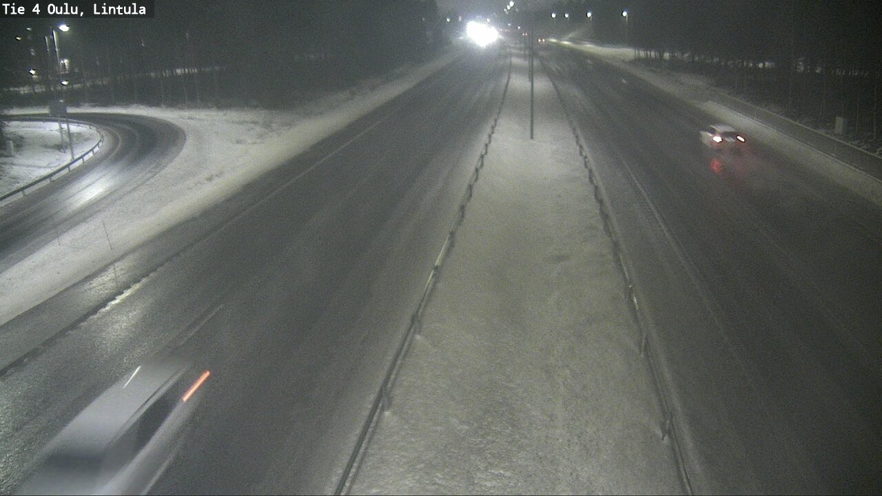 Weather Camera Image Road 4 Oulu, Lintula, Oulu, Pohjois-Pohjanmaa