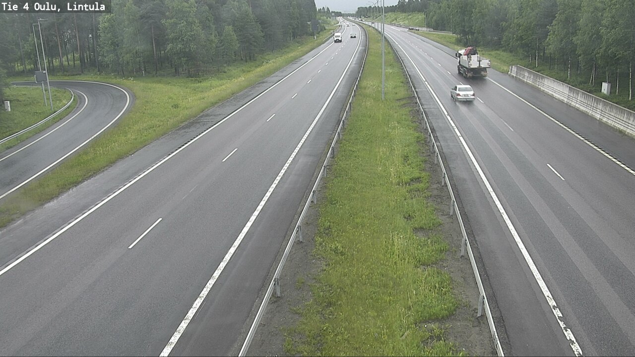 Weather Camera Image Road 4 Oulu, Lintula, Oulu, Pohjois-Pohjanmaa