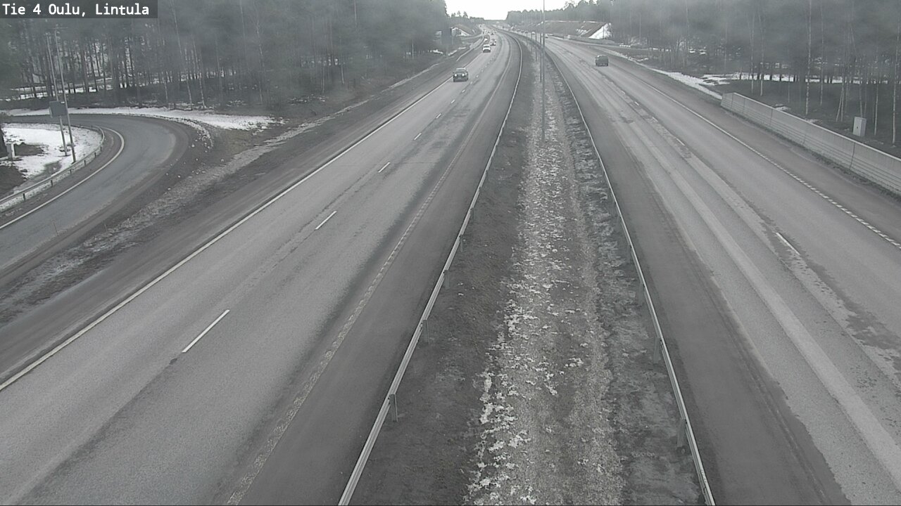 Weather Camera Image Road 4 Oulu, Lintula, Oulu, Pohjois-Pohjanmaa