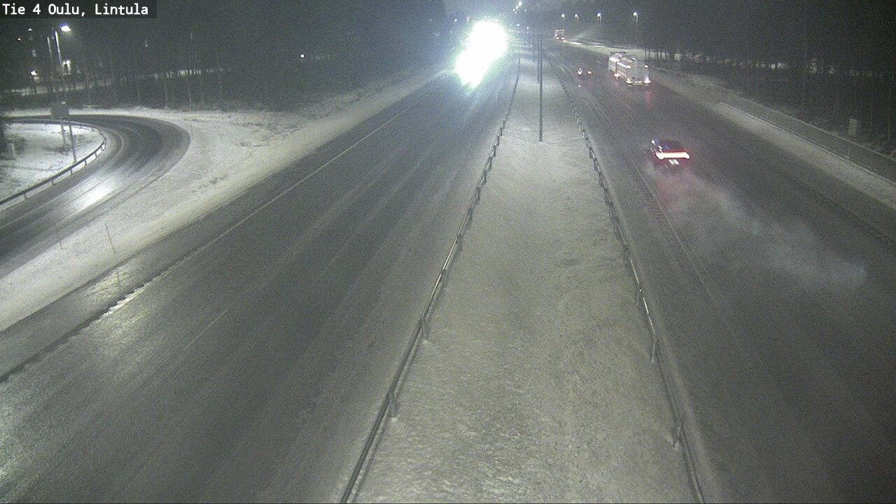 Weather Camera Image Road 4 Oulu, Lintula, Oulu, Pohjois-Pohjanmaa
