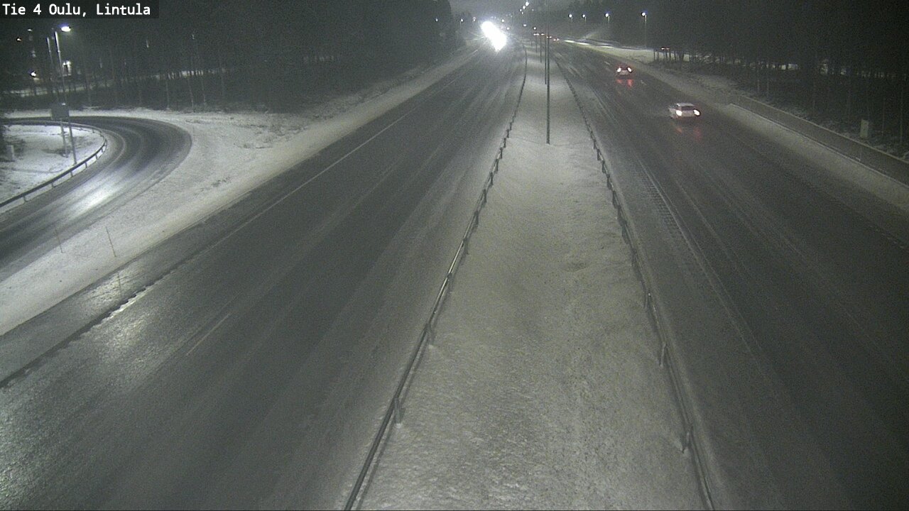Weather Camera Image Road 4 Oulu, Lintula, Oulu, Pohjois-Pohjanmaa