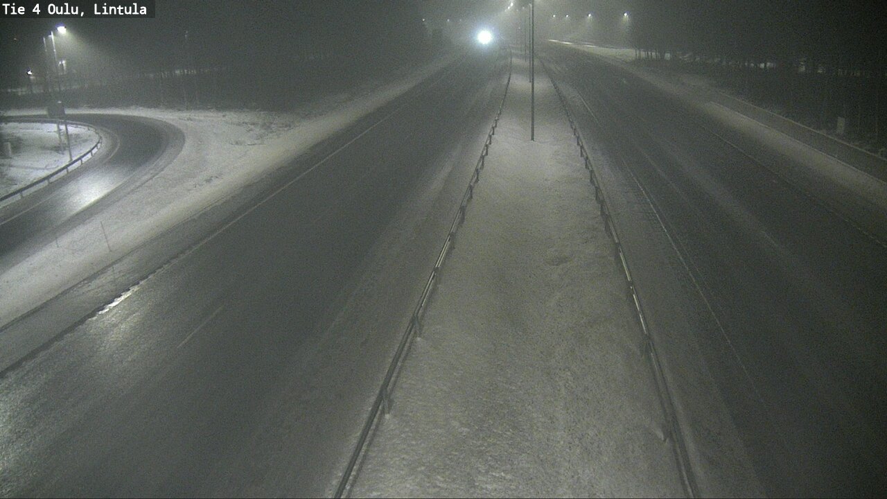 Weather Camera Image Road 4 Oulu, Lintula, Oulu, Pohjois-Pohjanmaa
