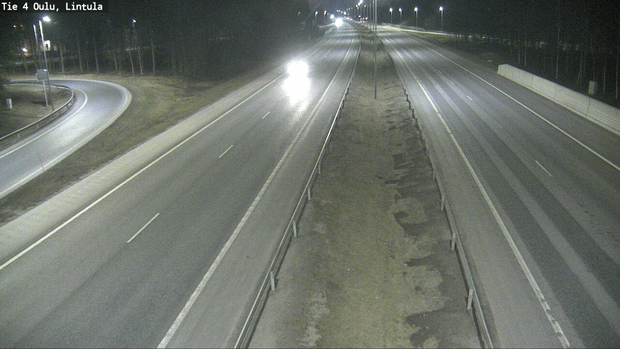 Weather Camera Image Road 4 Oulu, Lintula, Oulu, Pohjois-Pohjanmaa