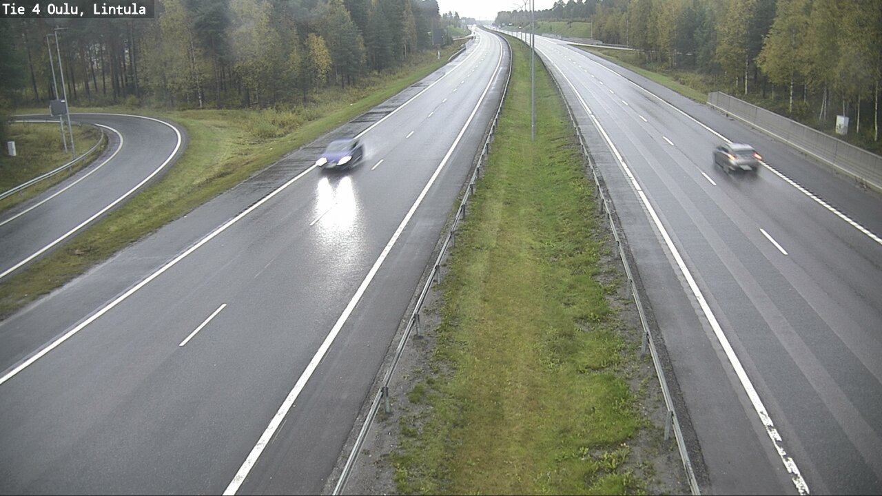 Weather Camera Image Road 4 Oulu, Lintula, Oulu, Pohjois-Pohjanmaa