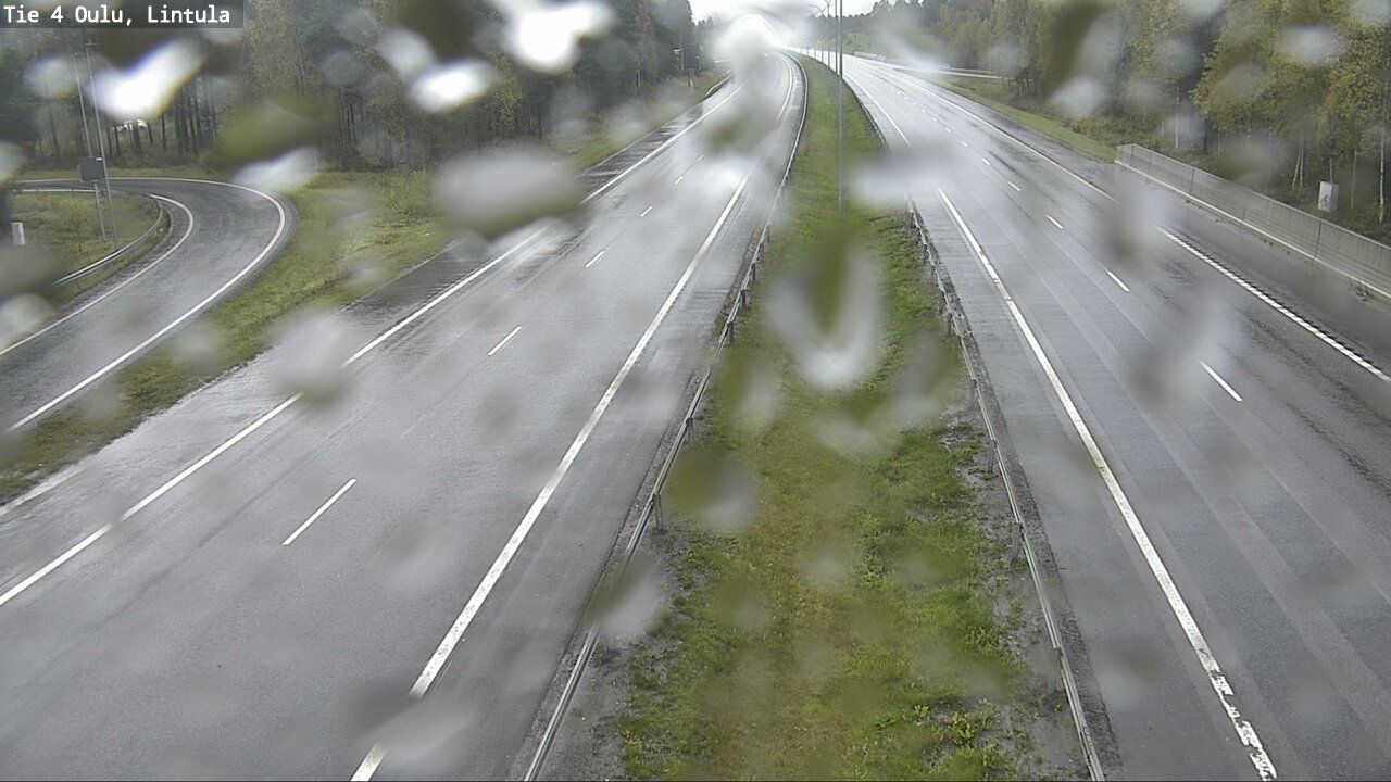 Weather Camera Image Road 4 Oulu, Lintula, Oulu, Pohjois-Pohjanmaa