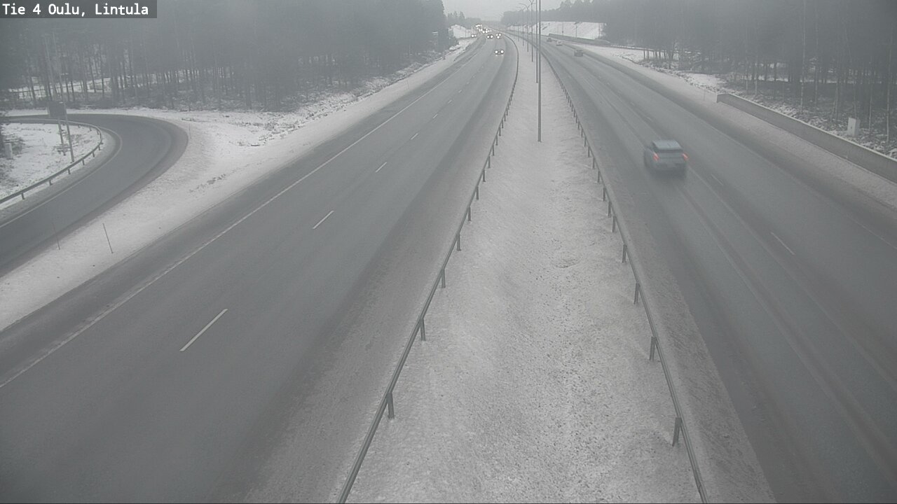 Weather Camera Image Road 4 Oulu, Lintula, Oulu, Pohjois-Pohjanmaa