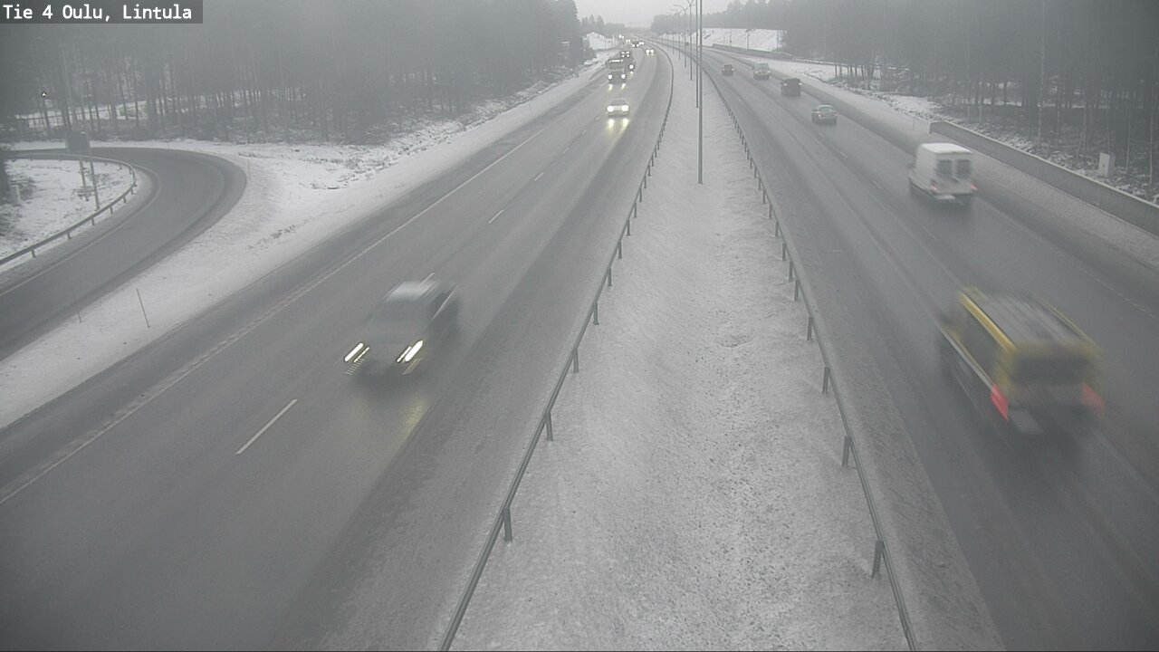 Weather Camera Image Road 4 Oulu, Lintula, Oulu, Pohjois-Pohjanmaa