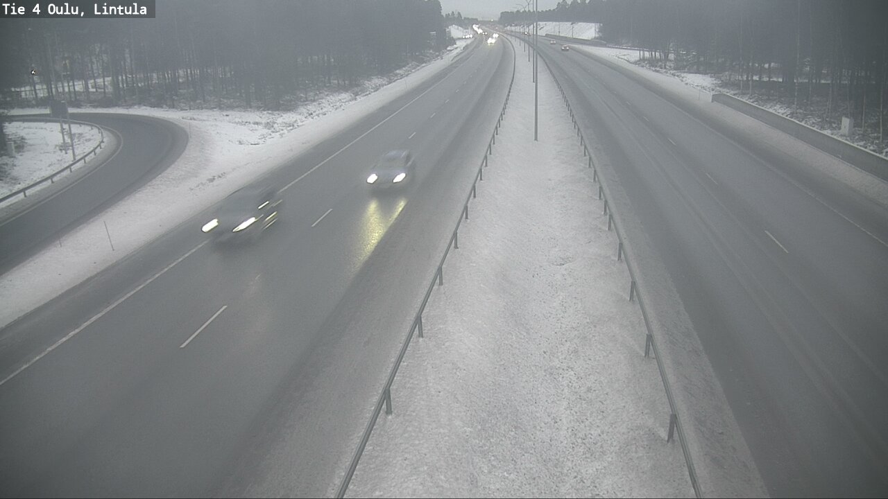 Weather Camera Image Road 4 Oulu, Lintula, Oulu, Pohjois-Pohjanmaa