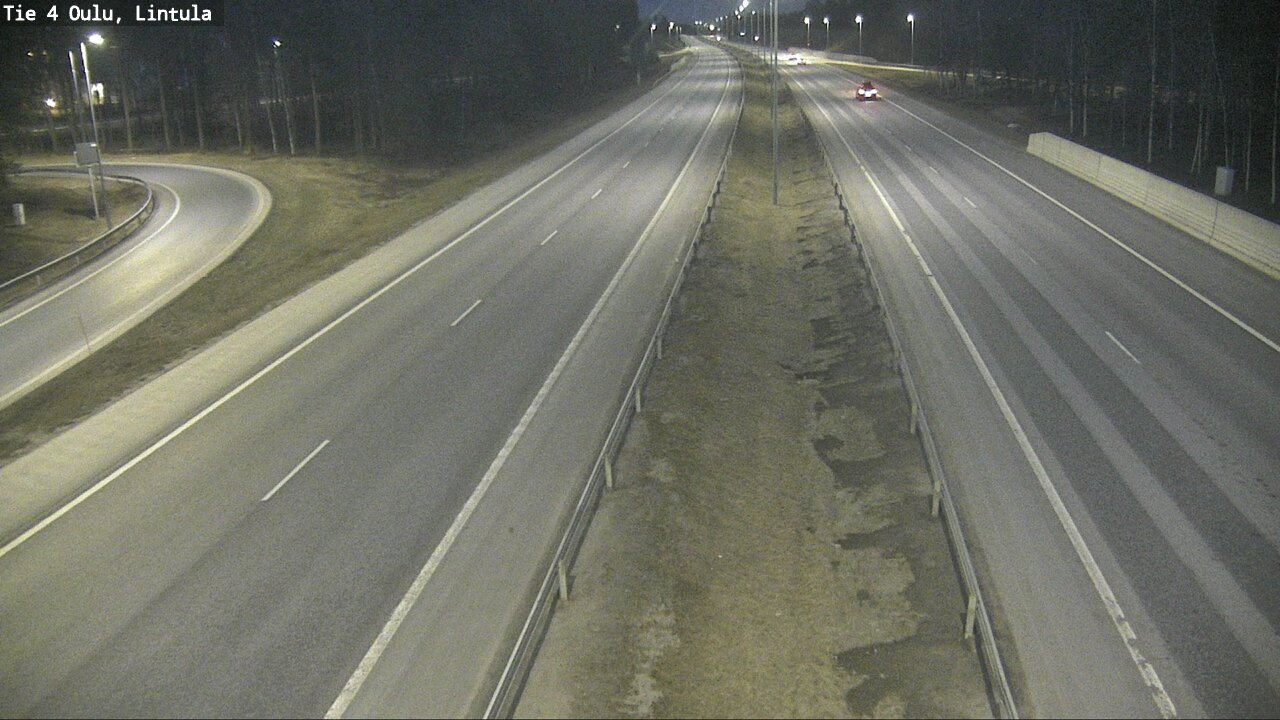 Weather Camera Image Road 4 Oulu, Lintula, Oulu, Pohjois-Pohjanmaa