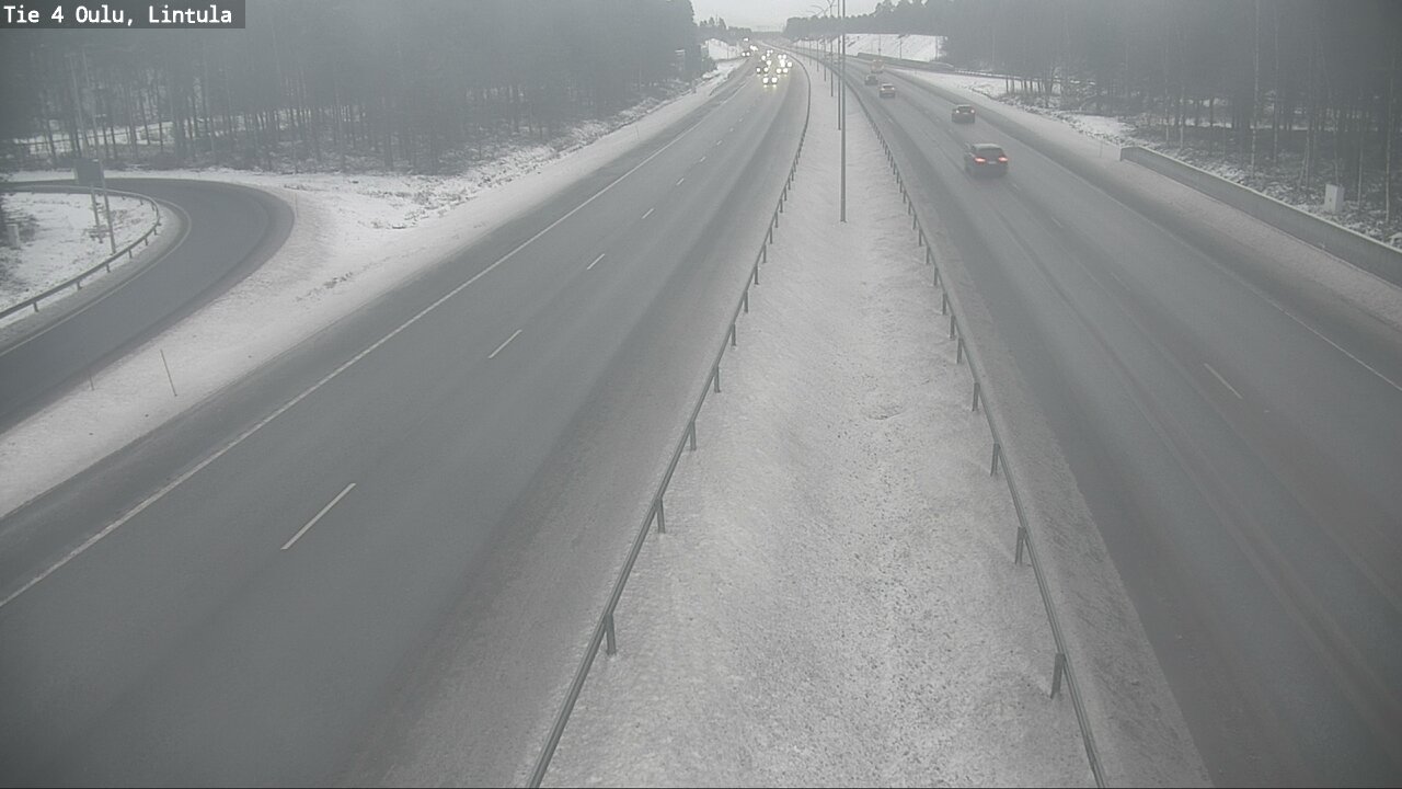 Weather Camera Image Road 4 Oulu, Lintula, Oulu, Pohjois-Pohjanmaa