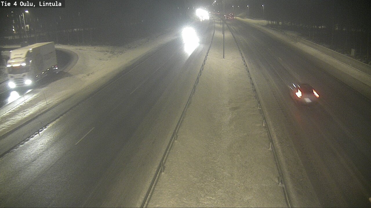 Weather Camera Image Road 4 Oulu, Lintula, Oulu, Pohjois-Pohjanmaa