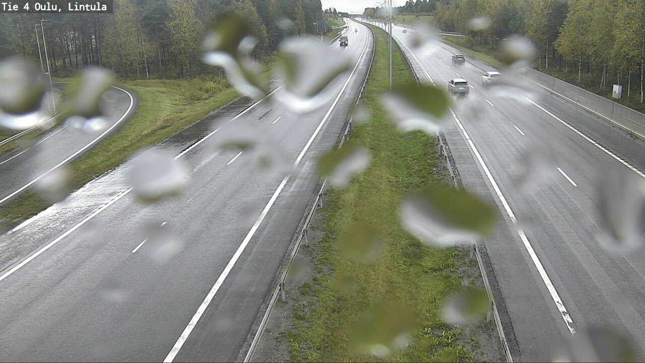 Weather Camera Image Road 4 Oulu, Lintula, Oulu, Pohjois-Pohjanmaa