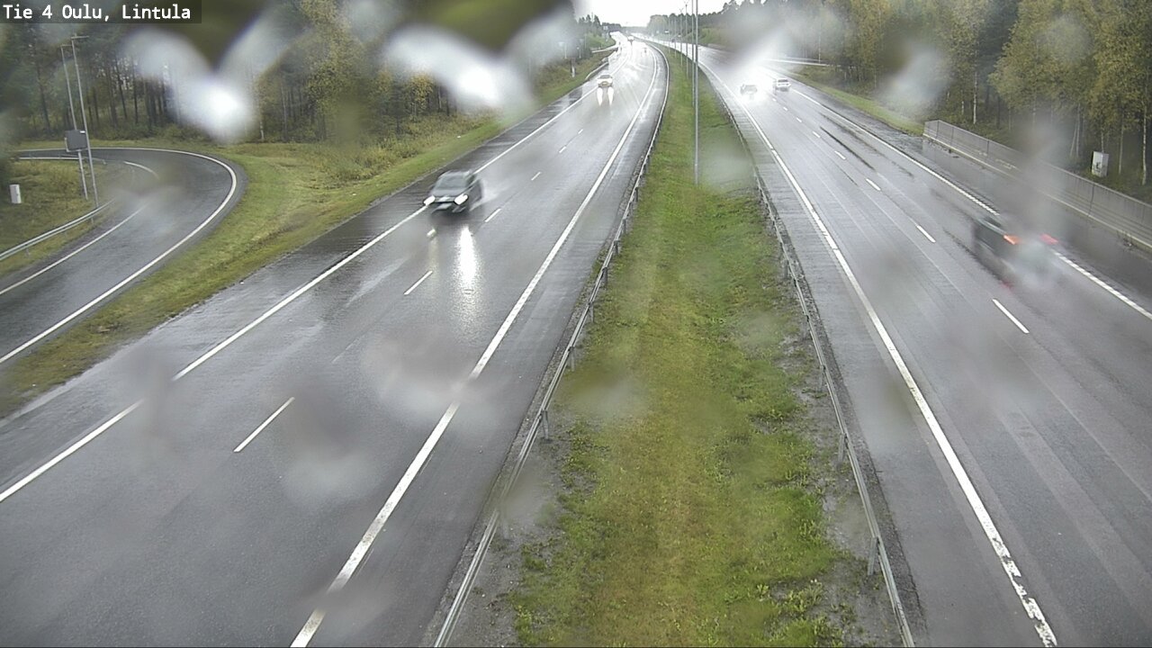 Weather Camera Image Road 4 Oulu, Lintula, Oulu, Pohjois-Pohjanmaa
