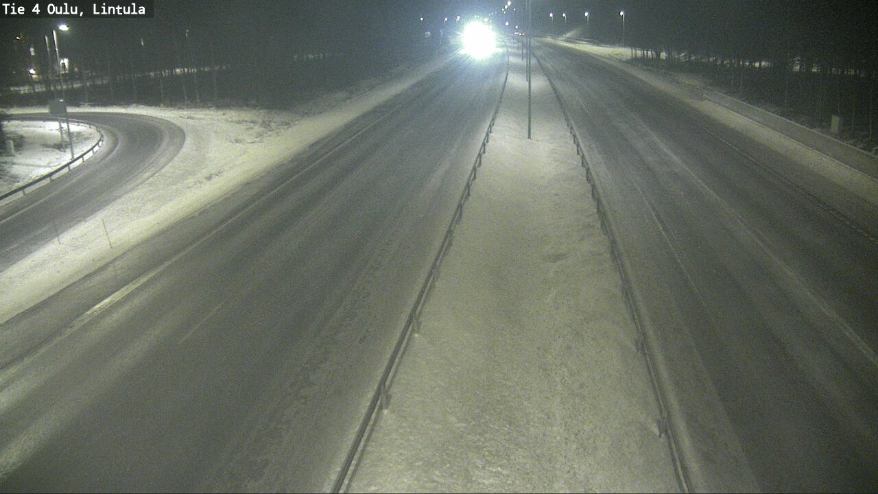 Weather Camera Image Road 4 Oulu, Lintula, Oulu, Pohjois-Pohjanmaa