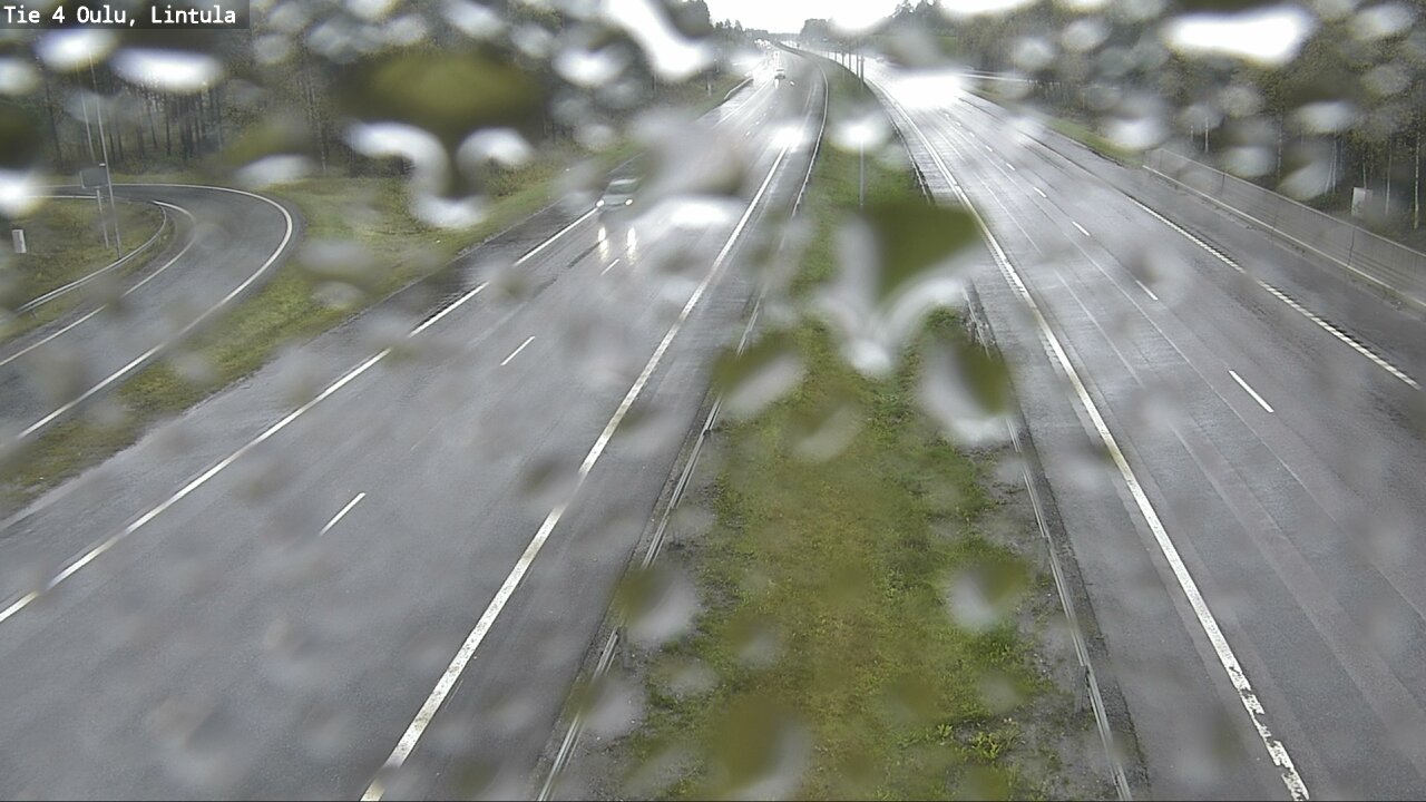 Weather Camera Image Road 4 Oulu, Lintula, Oulu, Pohjois-Pohjanmaa