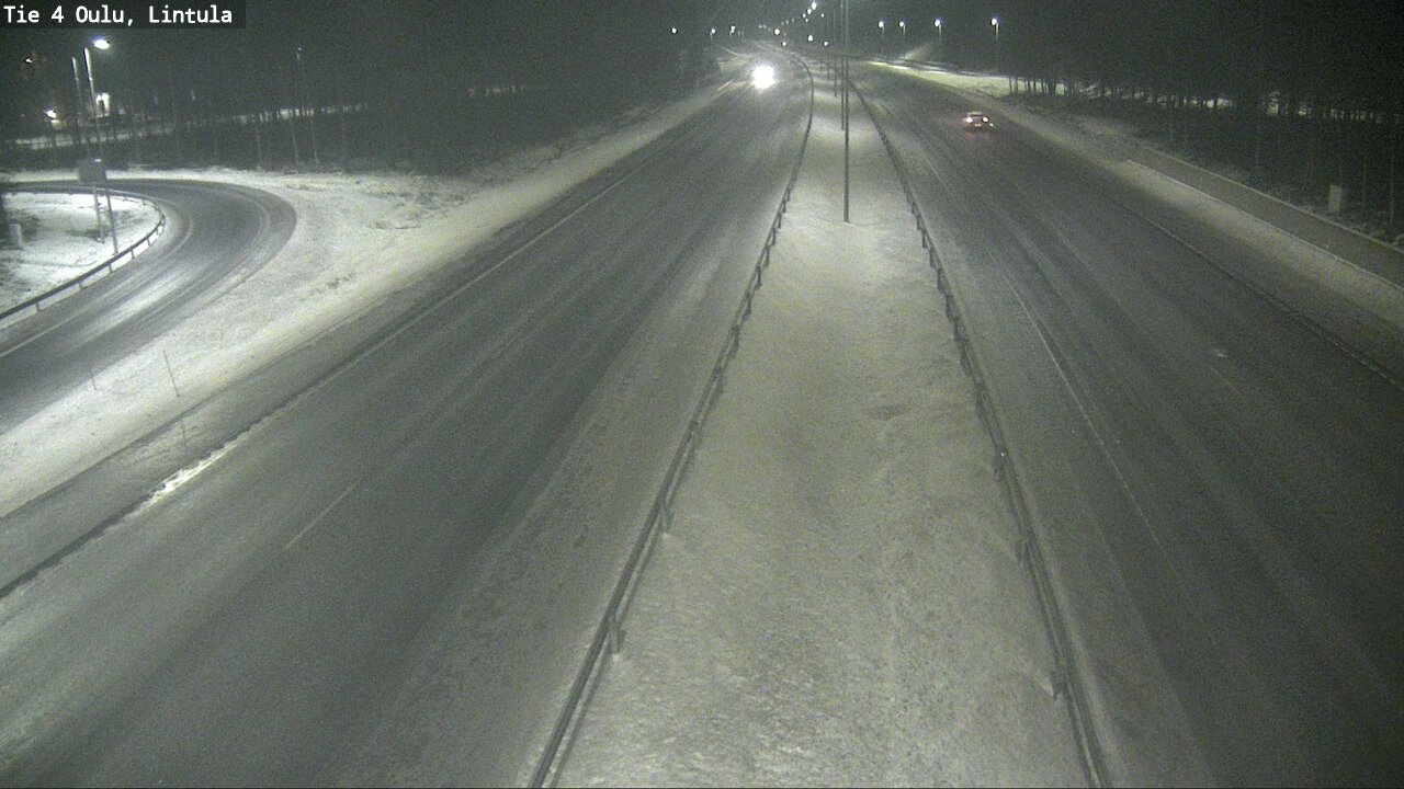 Weather Camera Image Road 4 Oulu, Lintula, Oulu, Pohjois-Pohjanmaa