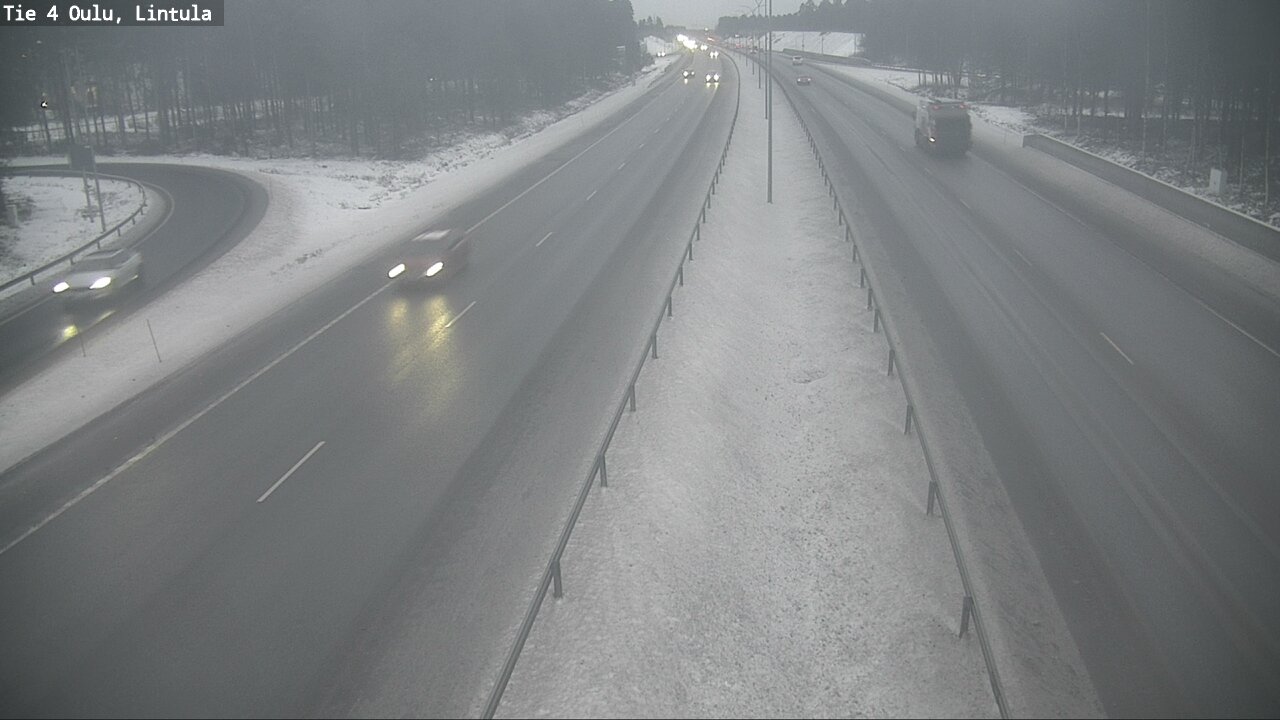 Weather Camera Image Road 4 Oulu, Lintula, Oulu, Pohjois-Pohjanmaa