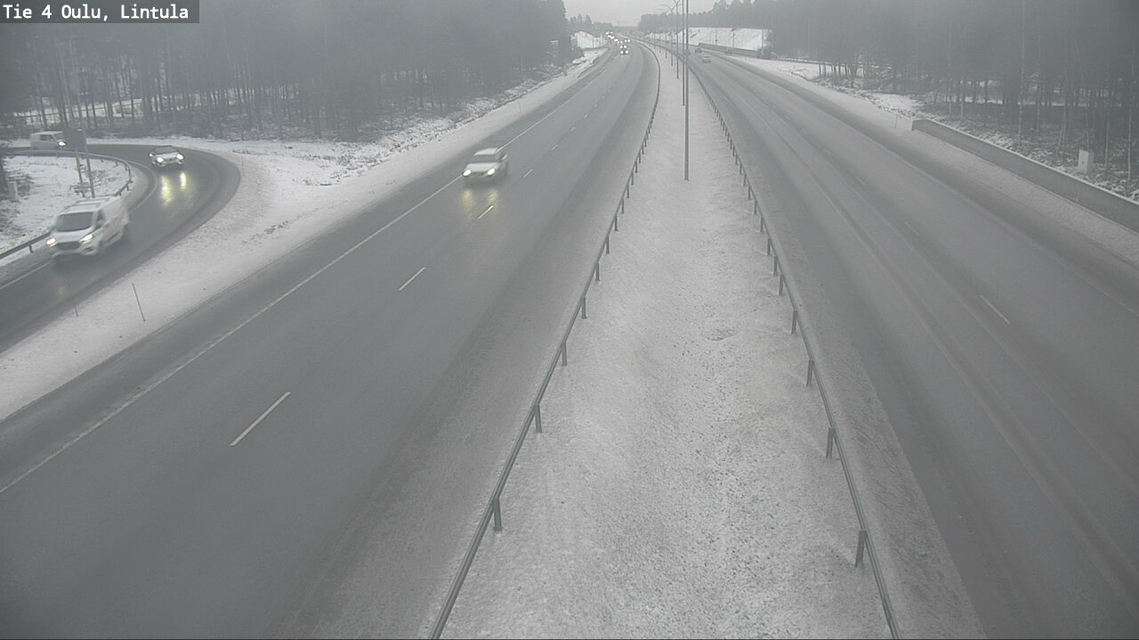 Weather Camera Image Road 4 Oulu, Lintula, Oulu, Pohjois-Pohjanmaa