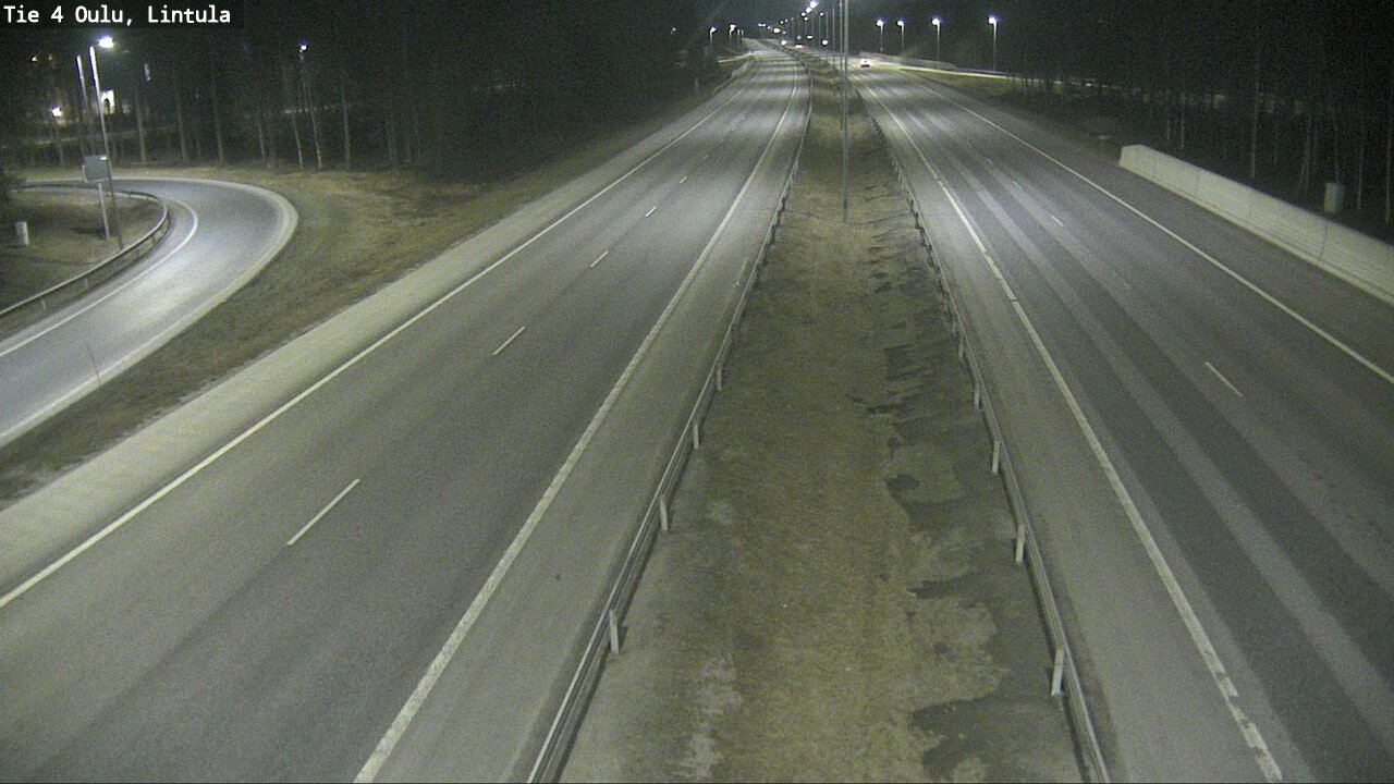 Weather Camera Image Road 4 Oulu, Lintula, Oulu, Pohjois-Pohjanmaa