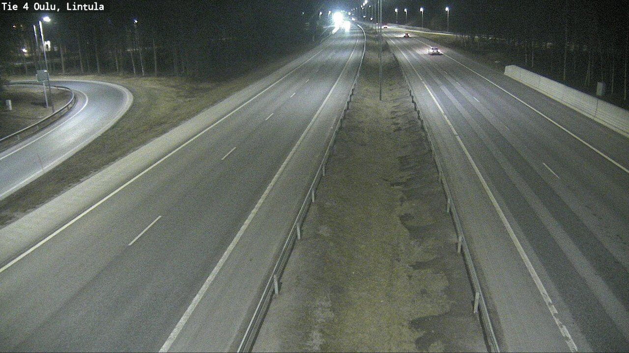 Weather Camera Image Road 4 Oulu, Lintula, Oulu, Pohjois-Pohjanmaa