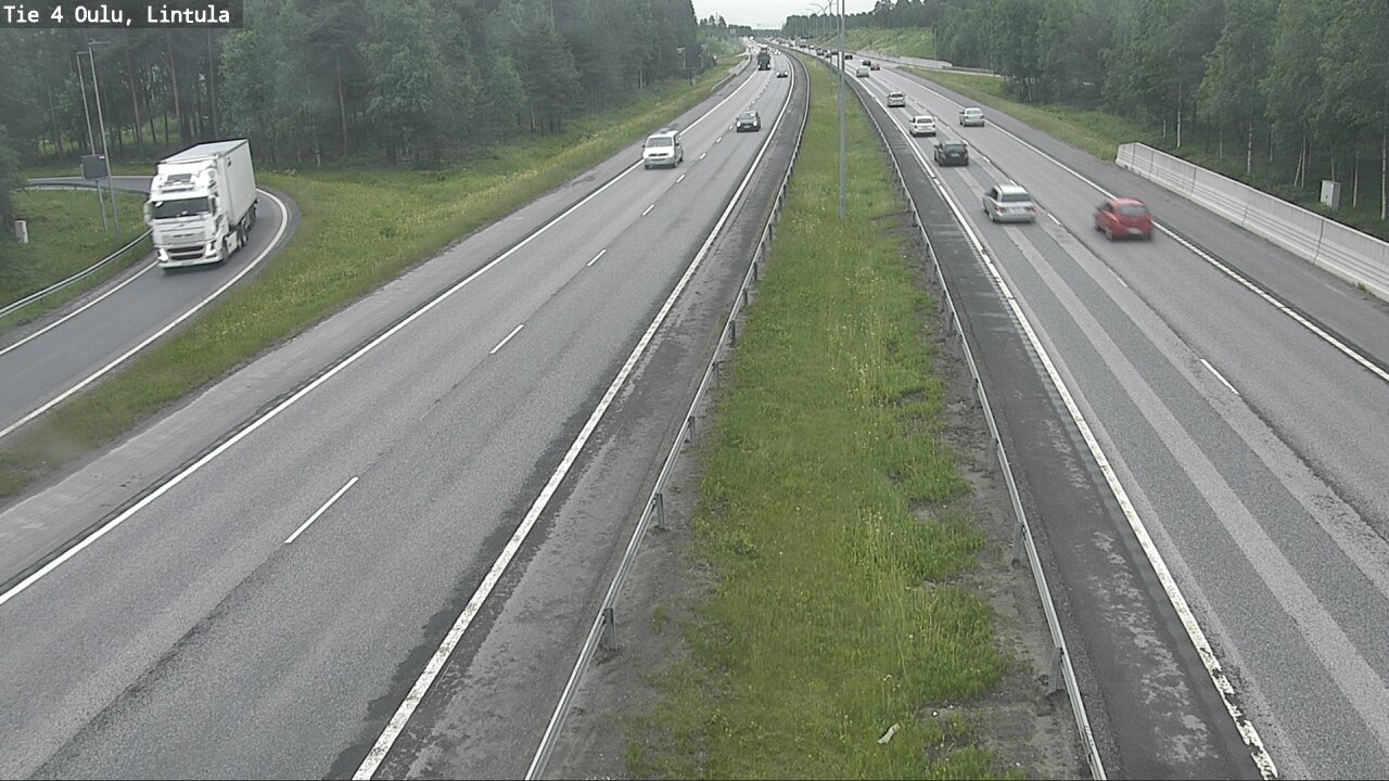 Kelikamerat Kuva Tie 4 Oulu, Lintula, Oulu, Pohjois-Pohjanmaa