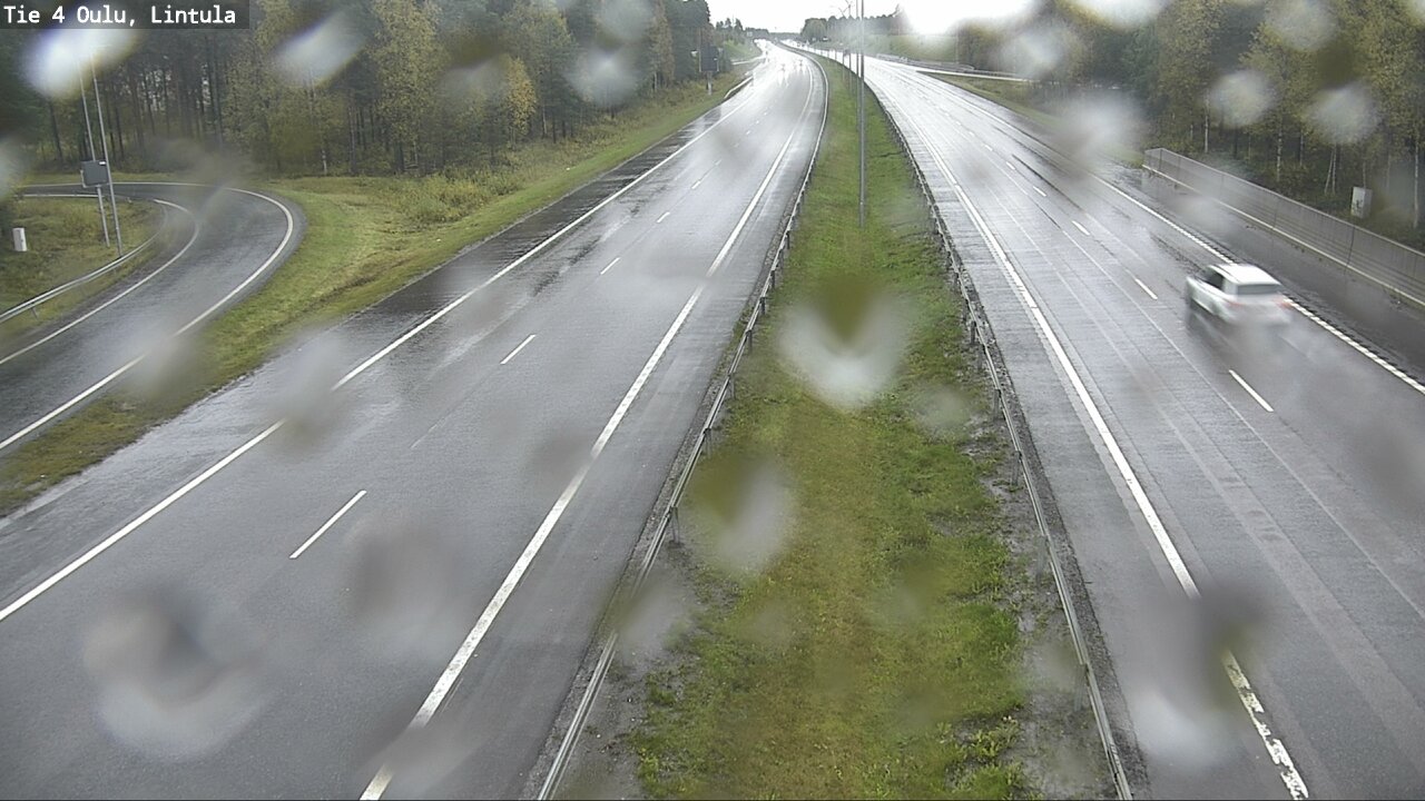 Weather Camera Image Road 4 Oulu, Lintula, Oulu, Pohjois-Pohjanmaa